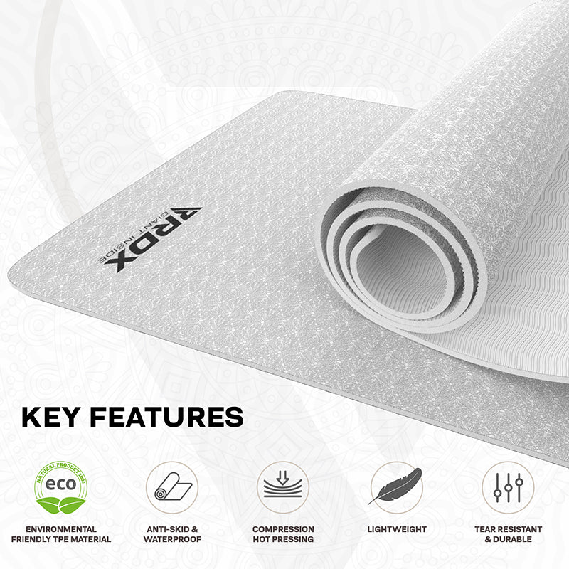 RDX YM 6mm TPE Gomma Yoga Mat - Image 54