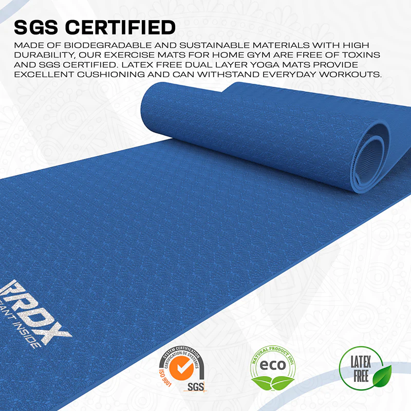RDX YM 6mm TPE Gomma Yoga Mat - Image 7